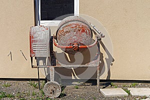 Concrete cement mixer