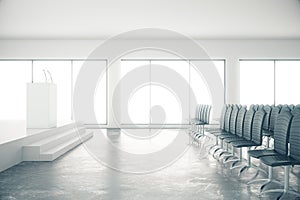 Concrete conference room