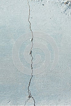 Concrete crack wall texture background