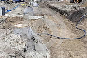 Concrete Drainage Pipe, septic tanks and wells