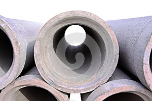 Concrete drainage pipes