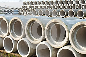 Concrete drainage pipes