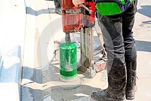 Concrete drilling
