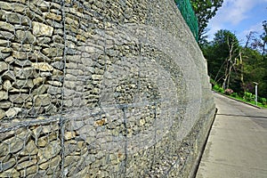 Concrete Driveway And Drains On The Hillside