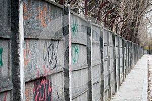 Concrete fence