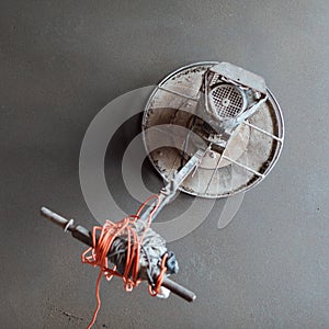 Concrete floor final grinding