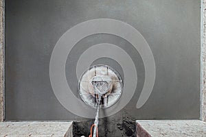 Concrete floor final grinding