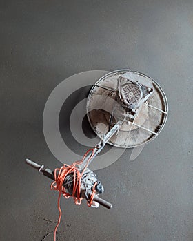 Concrete floor final grinding