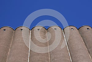 Concrete grain storage