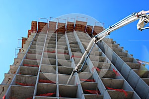 Concrete Highrise Construction Site