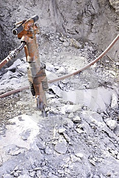 Concrete jack hammer