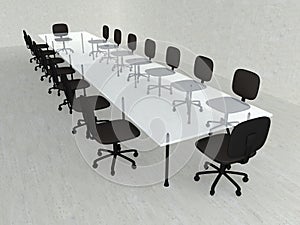 Concrete Meeting Room