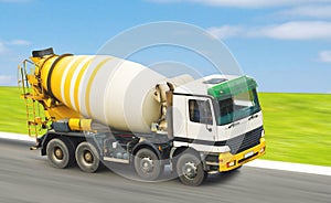 Concrete mixer truck