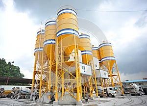 Concrete mixing plants