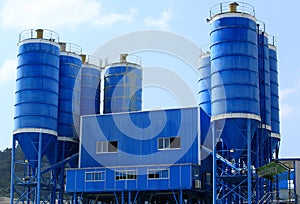Concrete mixing plants