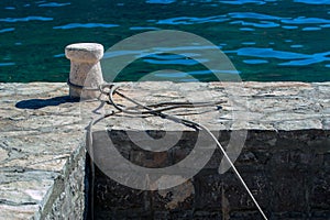 Concrete mooring