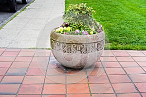 Concrete planter