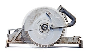 Concrete Saw on White Background