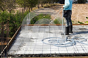 Concrete slabs construction