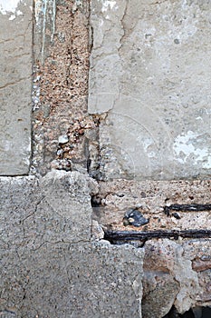 Concrete spalling damage