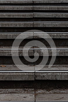 Concrete stair texture in perspective