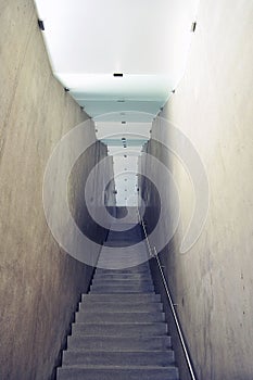 Concrete staircase