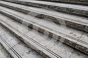 Concrete step stairs