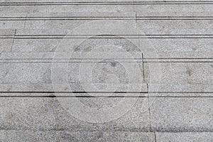 Concrete step stairs close-up