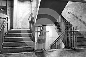 Concrete Steps in a Parking Garage