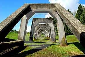 A Concrete Structure in Gas Works Park