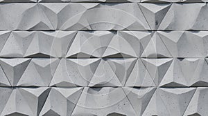 The concrete surface is textured and patterned with repeating tile geometry.