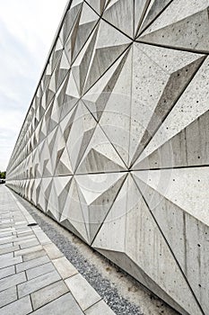 Abstract geometric background of the concrete