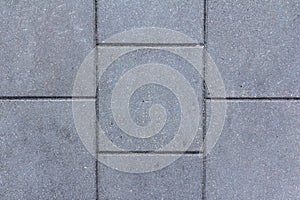 Concrete tile texture. City pavement background. Abstract stone brick pattern. Street sidewalk texture