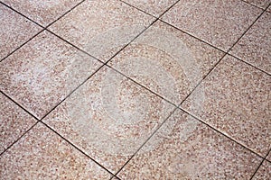 Concrete tiling square pattern flooring