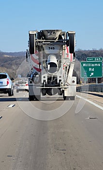 Concrete Truck on Highway 44 in Missouri