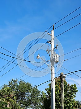 Concrete utility pole