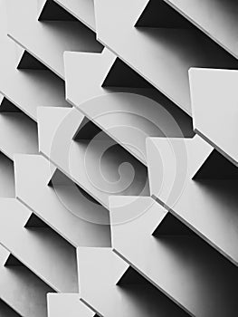 Concrete Wall Geometric pattern Architecture details