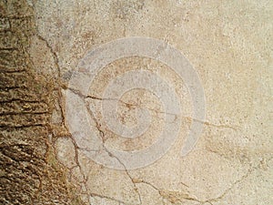 Concrete wall. Image includes a effect the black and white tones