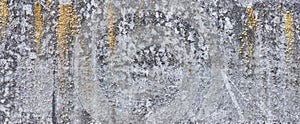 Concrete wall. Old dirty cement texture with defects. Grunge surface with cracks and weathered