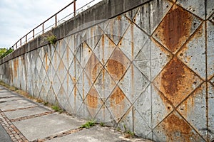 Concrete wall texture for background