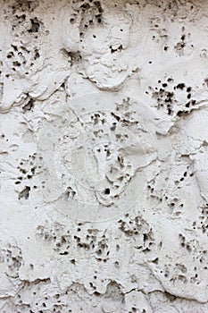 Concrete wall texture. Wheathered plaster background grey color.