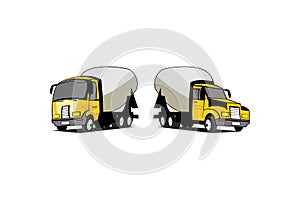 Concreters trucks vector