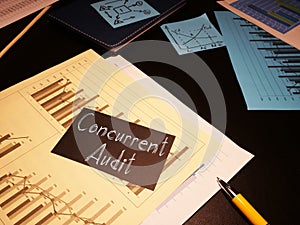 Concurrent audit is shown on the conceptual photo using the text photo