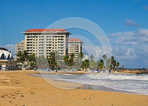 Condado beach in San Juan, Puerto Rico