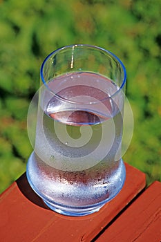 Condensation on cold drink