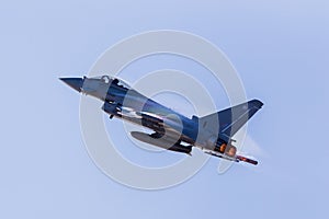 Condensation over the wings of the Typhoon