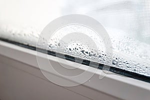 Condensation on PVC window