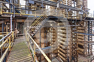 Condensation Tower in a sodium carbonate Plant