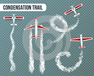 Condensation Trail Airplanes Realistic