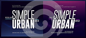 Condensed high, tall simple font alphabet typeface. Modern typography urban letters sans serif style uppercase and numbers. vector photo